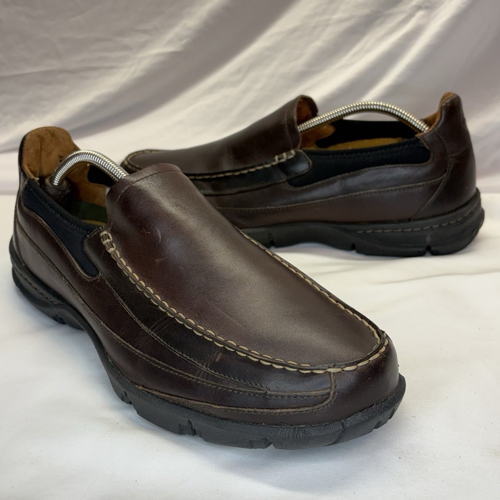 Timberland Smart Loafers Comfort Men's Brown Leather Slip-On Shoes Size 11 M
